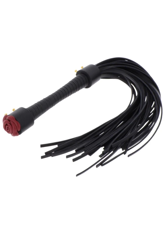 pejcz Wild Roses Whip Black