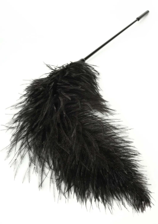 piórko Double Feather Tickler Black