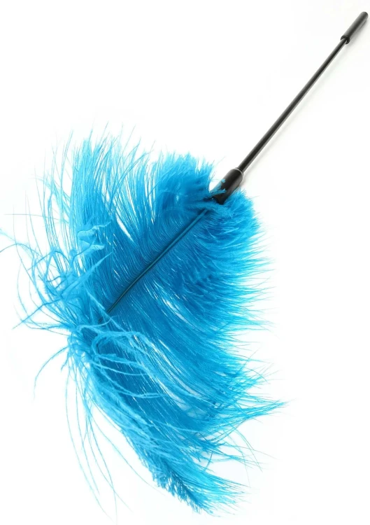 piórko Double Feather Tickler Blue