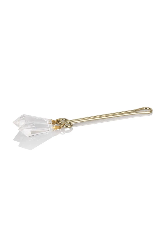 broszka do stymulacji Crystal Clitoral Jewelry Transparent