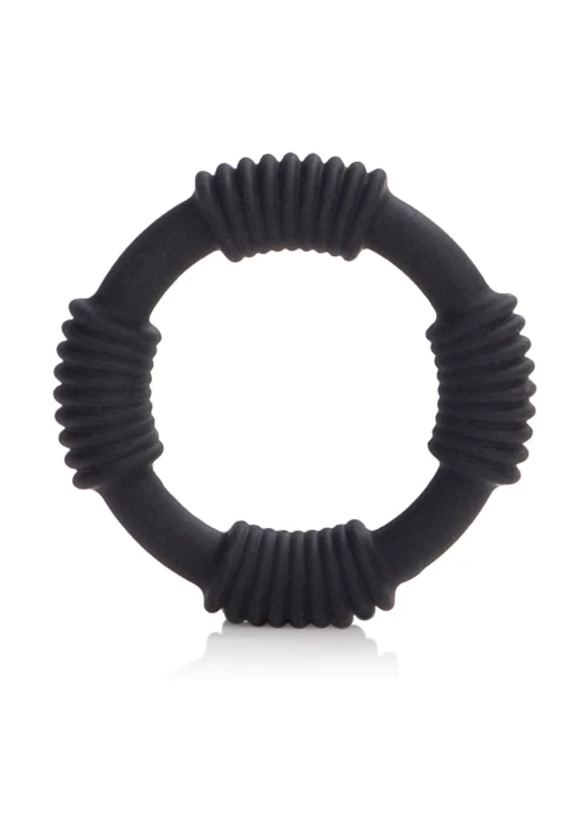 pierścień Hercules Silicone Ring Black