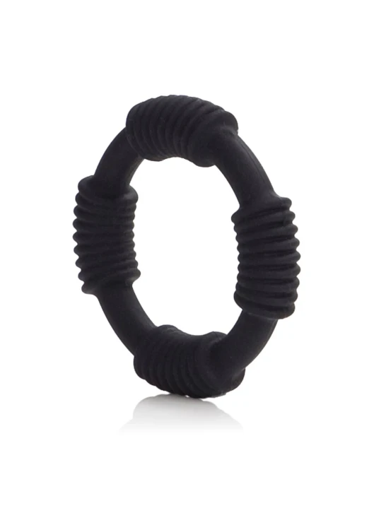 pierścień Hercules Silicone Ring Black