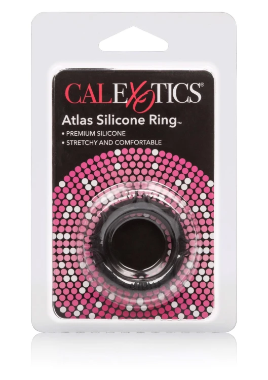 pierścień Atlas Silicone Ring Black