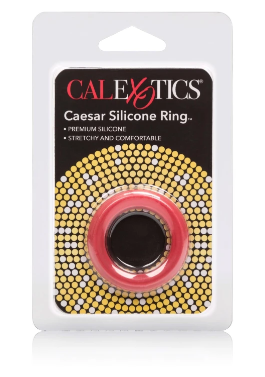 pierścień Caesar Silicone Ring Red