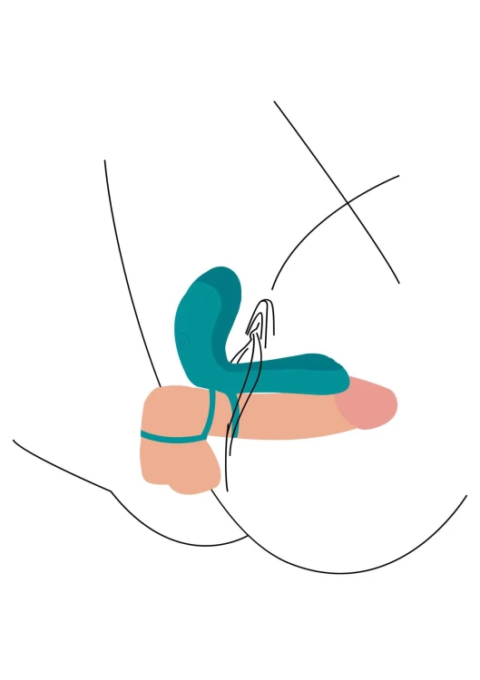 pierścień Couples Vibrator Ring Green