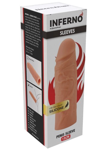 nakładka Penis Sleeve Liquid Silicone L