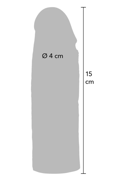 nakładka Penis Sleeve Liquid Silicone L