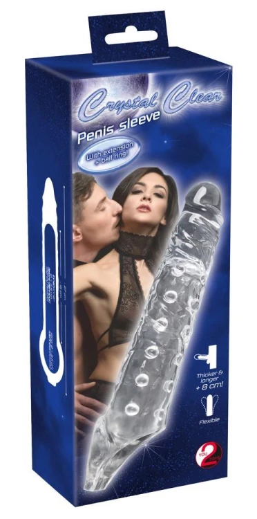 nakładka Crystal Clear Penis Sleeve