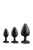 zestaw korków analnych LUXE BLING PLUGS TRAINING KIT WHITE GEMS