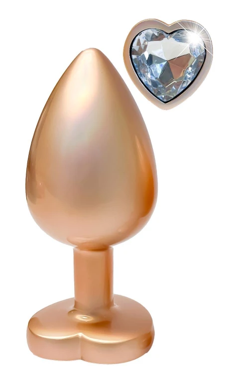 korek GLEAMING LOVE MATTE GOLD LARGE