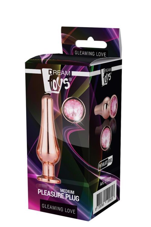 korek GLEAMING LOVE ROSE GOLD PLEASURE M