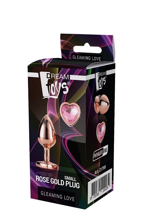 korek GLEAMING LOVE ROSE GOLD SMALL