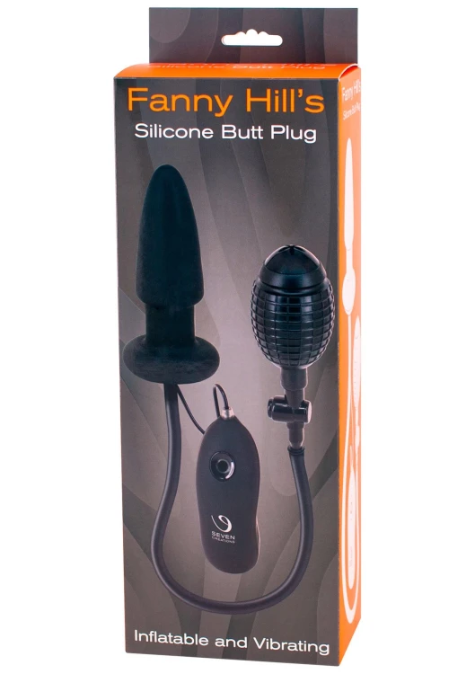 korek Fanny Hill Inflatable Buttplug Black