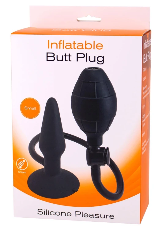 korek Inflatable Butt Plug S Black
