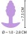 korek Cuties Plugs Purple