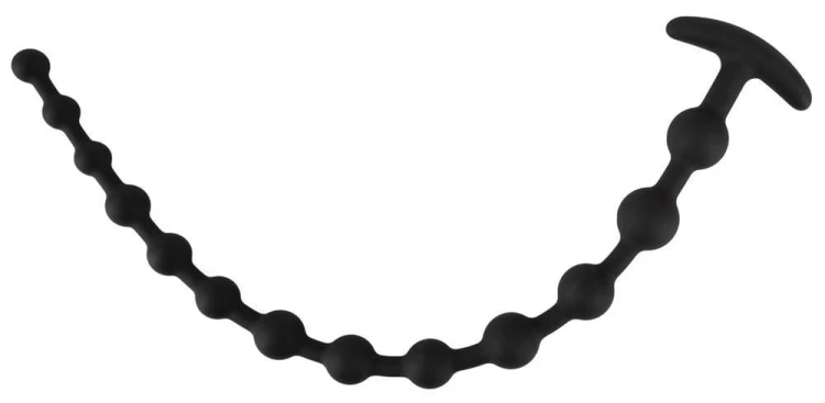 koraliki analne Black Velvets Anal Beads Silic