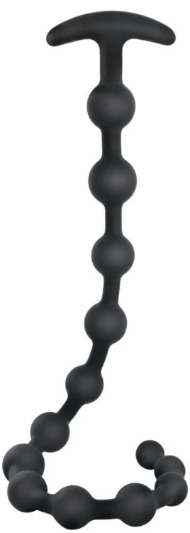 koraliki analne Black Velvets Anal Beads Silic