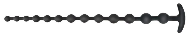 koraliki analne Black Velvets Anal Beads Silic