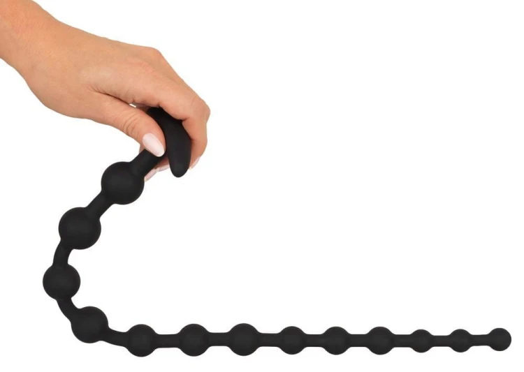 koraliki analne Black Velvets Anal Beads Silic