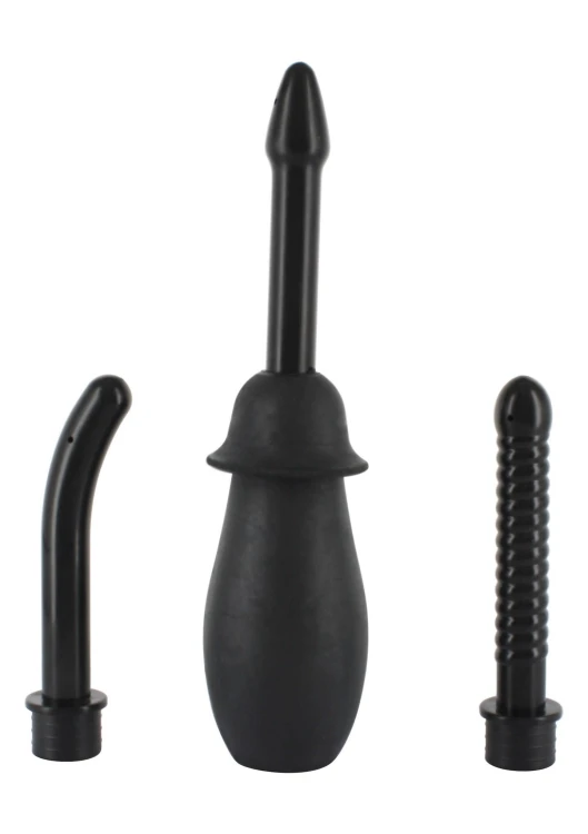 gruszka analna Anal Douche Kit Black