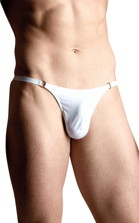 stringi Mens thongs white S/L