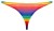stringi Men's Thong Rainbow M
