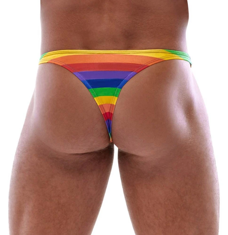 stringi Men's Thong Rainbow XL