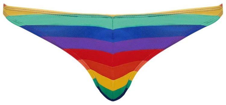 stringi Men's Thong Rainbow XL
