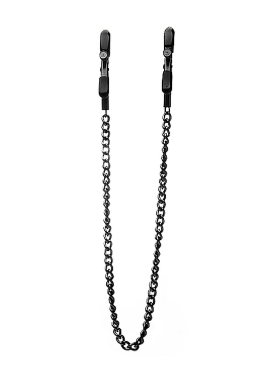 klamerki Adjustable Nipple Clamps Black Ouch!
