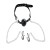 klamerki z kneblem Breathable ball gag with adjustable nipple clamp
