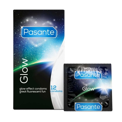 prezerwatywy Pasante Glow Condoms 12 sztuk