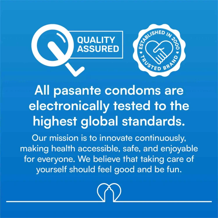 prezerwatywy Pasante Ribbed/Passion Condoms 12 sztuk