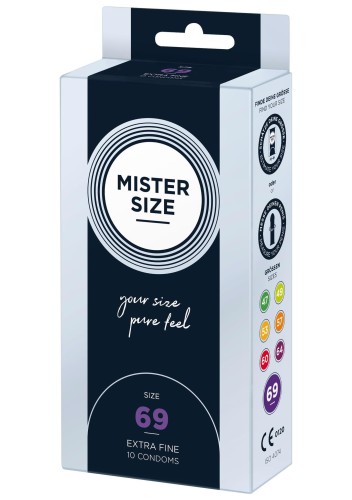 prezerwatywy MISTER SIZE 69 mm 10 sztuk