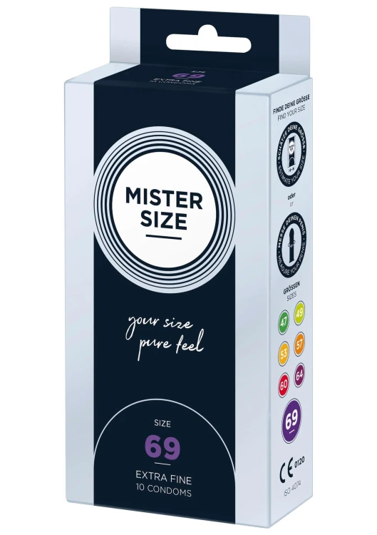 prezerwatywy MISTER SIZE 69 mm 10 sztuk