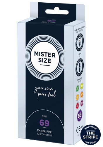 prezerwatywy MISTER SIZE 69 mm 10 sztuk