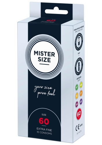 prezerwatywy MISTER SIZE 60 mm 10 sztuk
