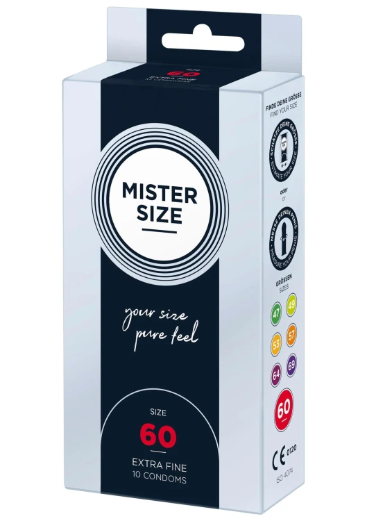 prezerwatywy MISTER SIZE 60 mm 10 sztuk