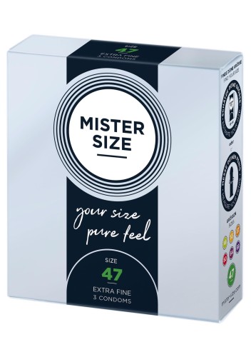 prezerwatywy MISTER SIZE  47 mm 3 sztuki