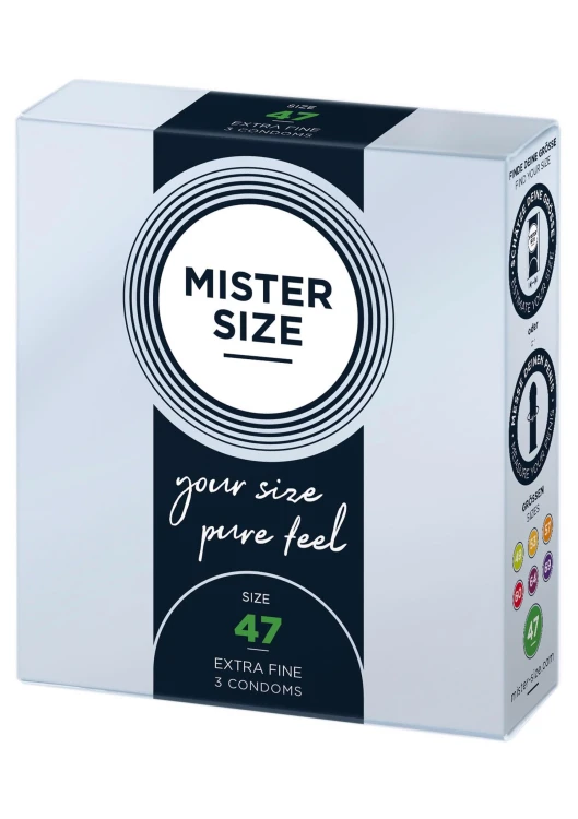prezerwatywy MISTER SIZE  47 mm 3 sztuki