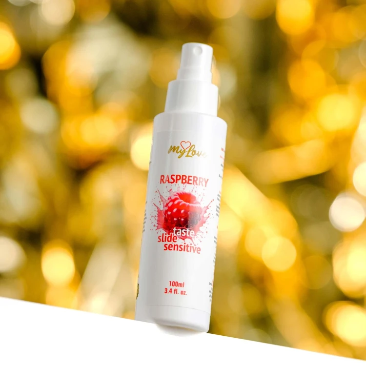 żel malinowy MyLove Taste Slide Sensitive Raspberry  100 ml