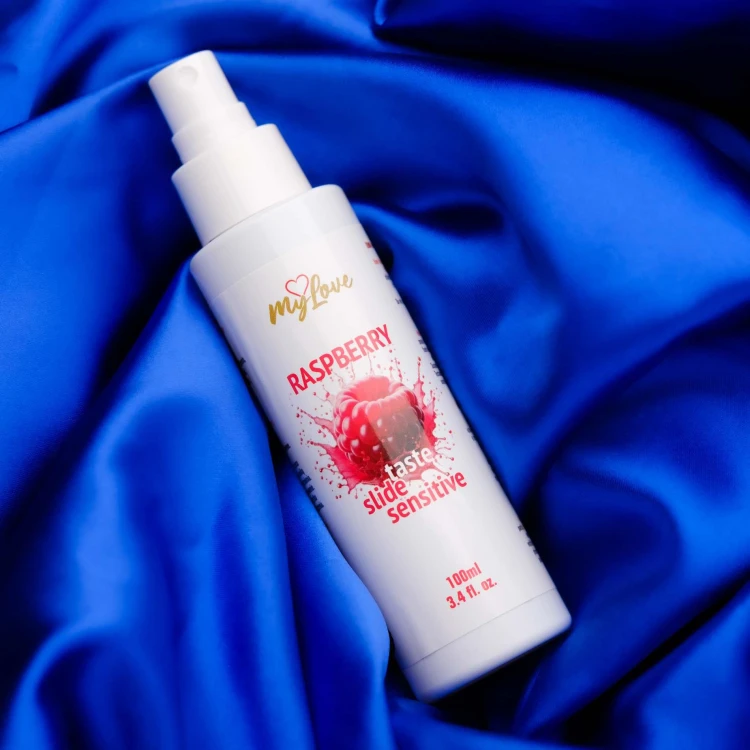 żel malinowy MyLove Taste Slide Sensitive Raspberry  100 ml