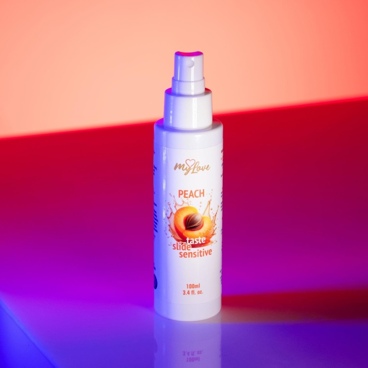 żel brzoskwiniowy MyLove Taste Slide Sensitive Peach 100 ml