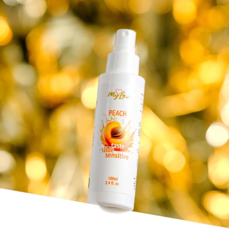 żel brzoskwiniowy MyLove Taste Slide Sensitive Peach 100 ml