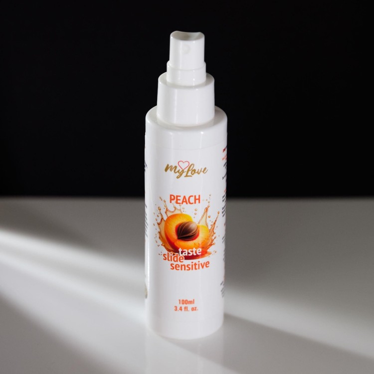 żel brzoskwiniowy MyLove Taste Slide Sensitive Peach 100 ml