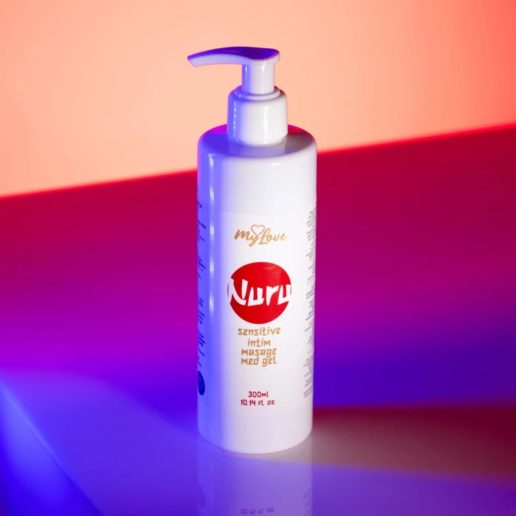 żel nuru MyLove Nuru-Nuru Sensitive Intim Massage Med Gel 300 ml