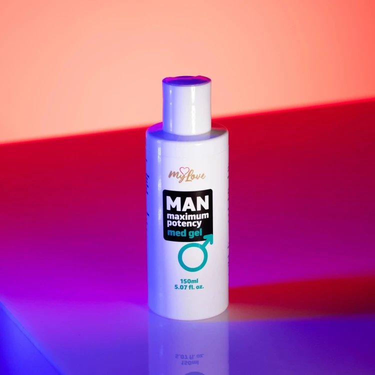 żel wzmacniający MyLove Man Maximum Potency Med Gel  150 ml