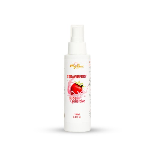 żel truskawkowy MyLove Taste Slide Sensitive Strawberry  100 ml