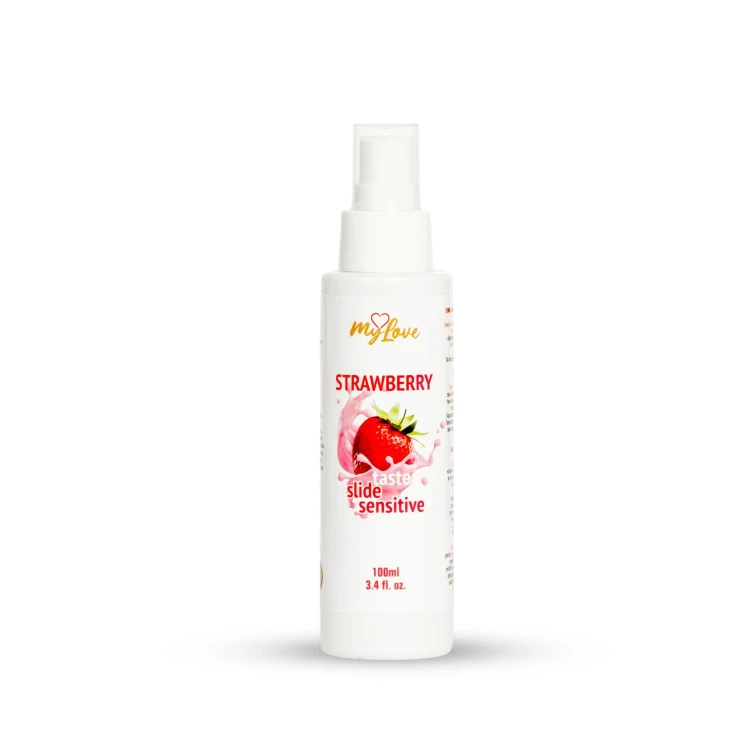 żel truskawkowy MyLove Taste Slide Sensitive Strawberry  100 ml