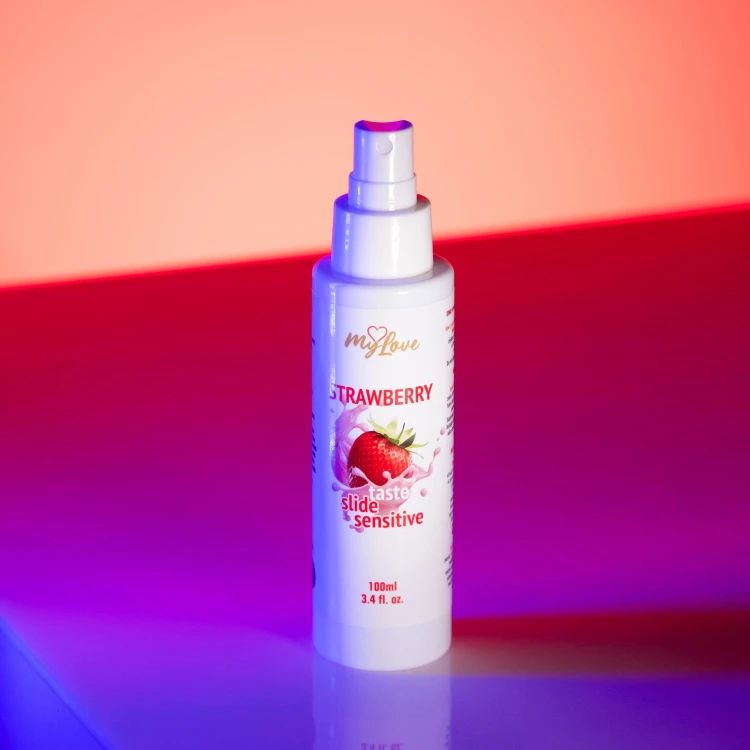 żel truskawkowy MyLove Taste Slide Sensitive Strawberry  100 ml