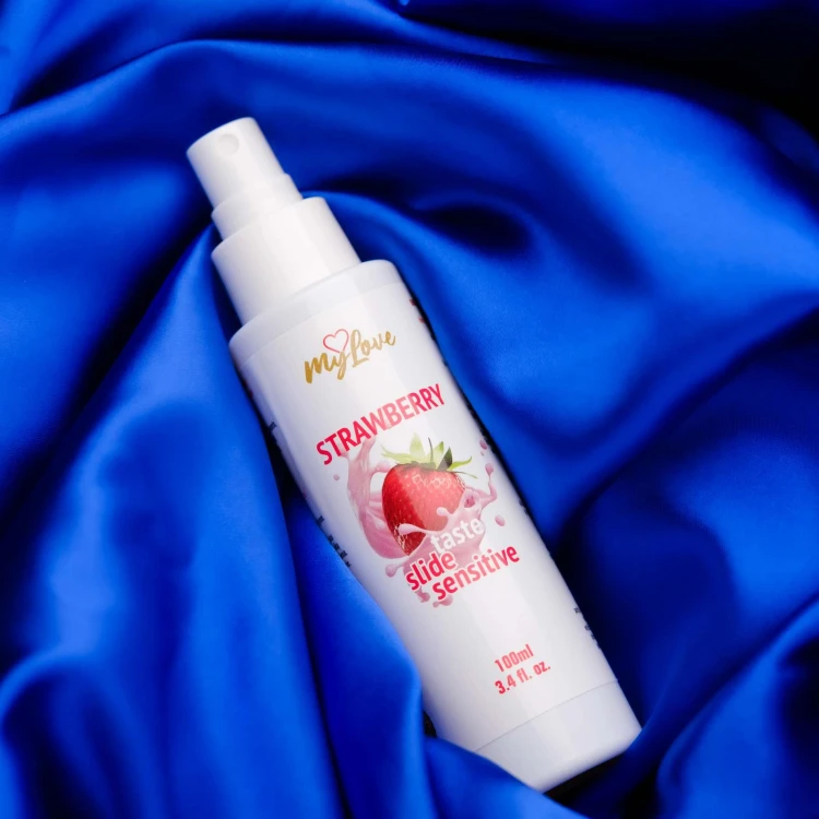 żel truskawkowy MyLove Taste Slide Sensitive Strawberry  100 ml